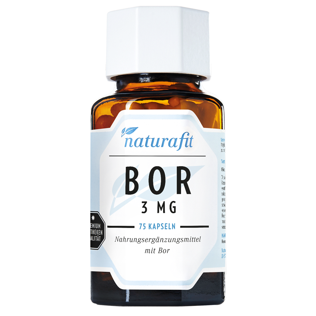 NATURAFIT Bor 3 mg Kapseln