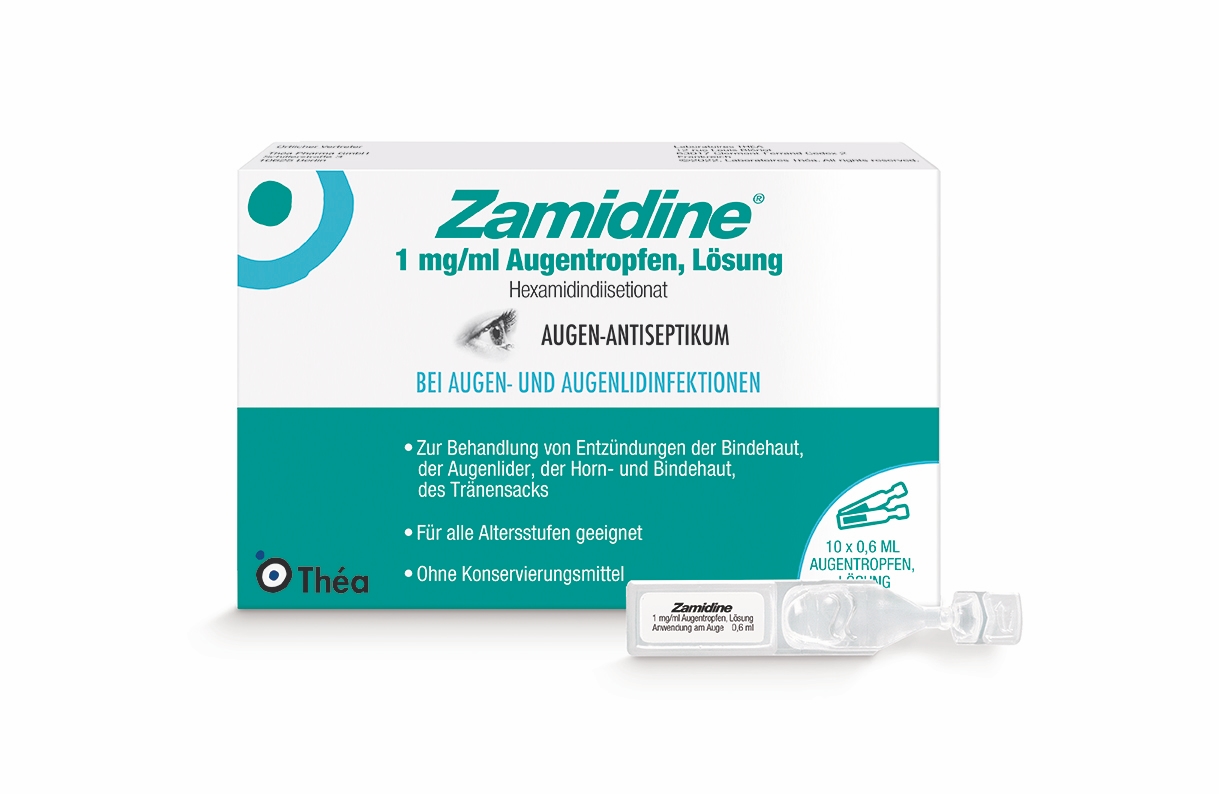 ZAMIDINE 1 mg/ml Augentropfen Mehrdosenbehältnisse