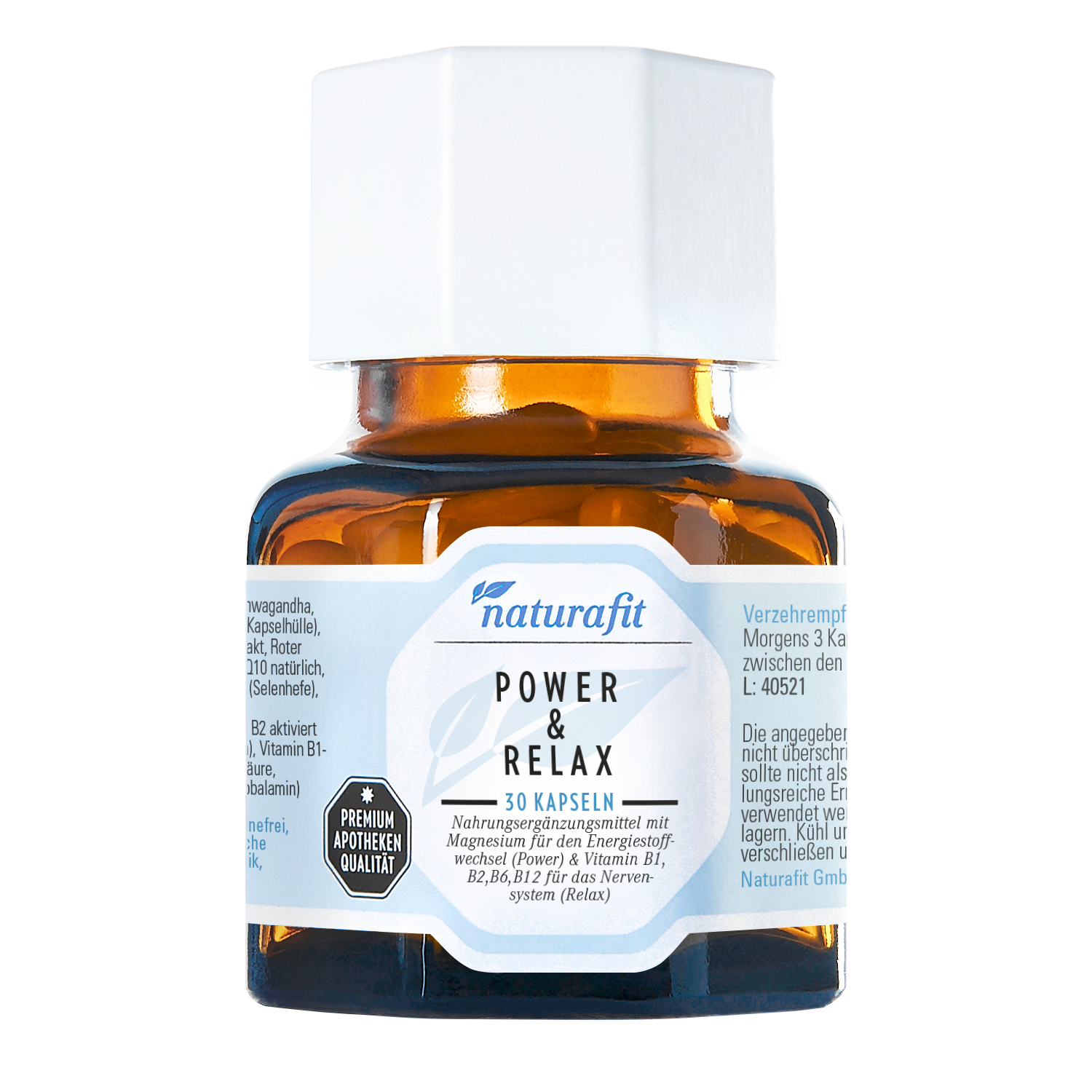 NATURAFIT Power & Relax Aschw.Rhod.OPC Q10 BVit.Mg
