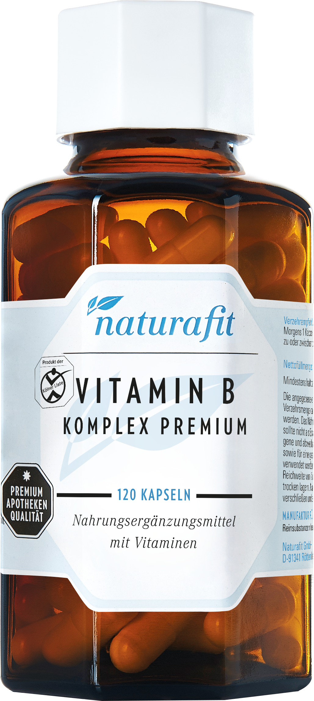 NATURAFIT Vitamin B Komplex Premium Kapseln